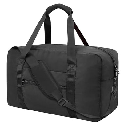 Duffle Bag for Travel Foldable Personal Item Travel Bag, 40L, Black - color: Black, size: 40L