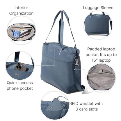 Baggallini Carryall Laptop Tote - color: Mist