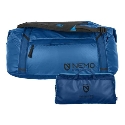 NEMO Equipment Double Haul Duffel & Tote Bag - Lake - 55L - color: Lake, size: 55L