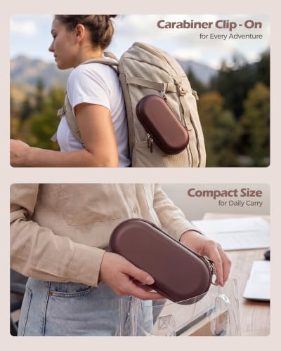 ProCase Hard Double Sunglasses Glasses Case for Men Women -Reddishbrown - color: Reddishbrown