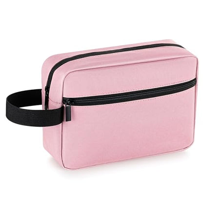 Elviros Hanging Toiletry Bag, Travel Makeup Dopp Kit, Small, Pink - color: Pink, size: Small