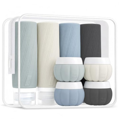 Redfly 13-Piece TSA-Approved Travel Size Bottles for Toiletries, Leak proof