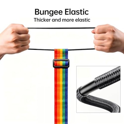 Luggage Strap for Luggage, Family Set (2) Grey - color: grey