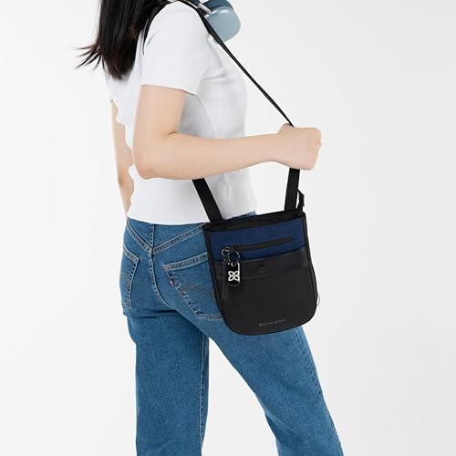Sherpani Prima, RFID Anti-Theft Crossbody for Women - color: Blue Indigo