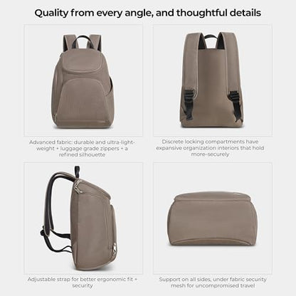 Travelon Anti-Theft Classic Backpack - color: Hazelnut