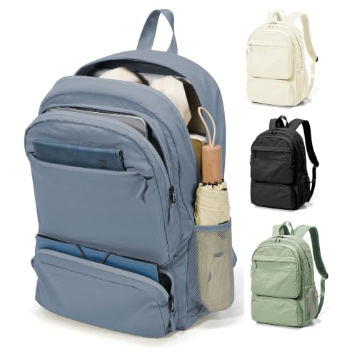 College Backpack For Women Men,High School Backpack with Lots of Pockets - color: A1-blue