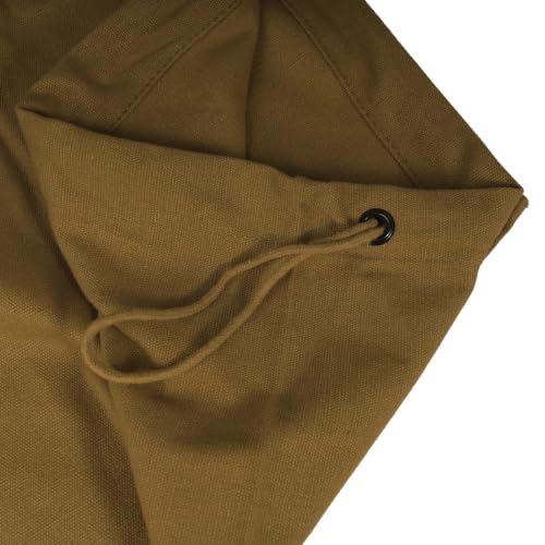 Rothco Barracks Bag, Heavyweight Cotton Canvas, Coyote Brown, 24" x 32" - color: Coyote Brown, size: 24" x 32"