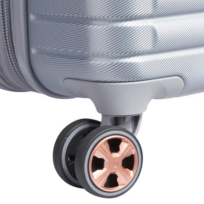DELSEY PARIS Cruise 3.0, 20 Inch Carry-On Hardside Luggage, Platinum - color: Platinum, size: Carry on 20 Inch