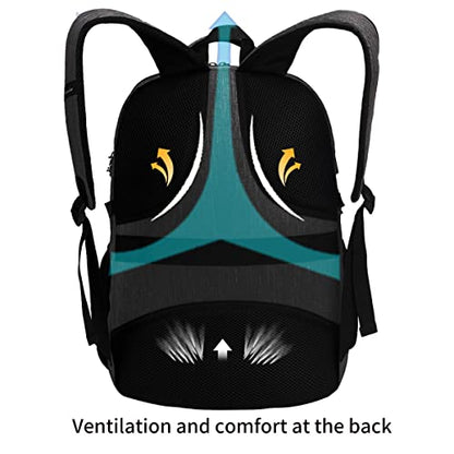 SHRRADOO Travel Laptop Backpack for Men Women, College High Schoolbag - color: Sky Blue