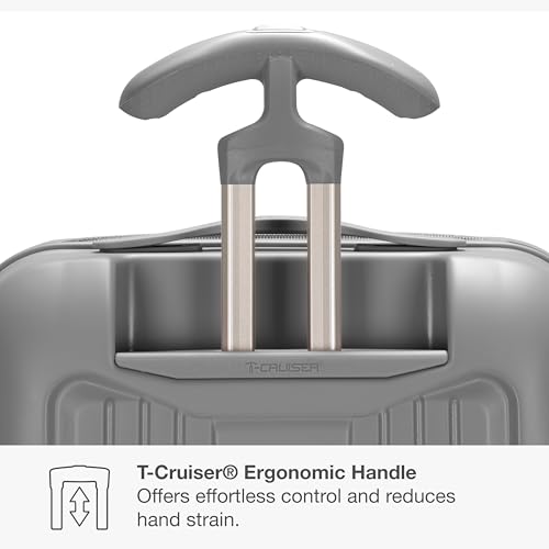 Traveler's Choice Ultimax II Polycarbonate Hardside Luggage with Spinner Wheels, Slate Gray, 21-Inch Carry-On - color: Slate Gray, size: 21-Inch Carry-On