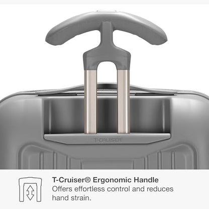 Traveler's Choice Ultimax II Polycarbonate Hardside Luggage with Spinner Wheels, Slate Gray, 25-Inch Medium Luggage - color: Slate Gray, size: 25-Inch Medium Luggage