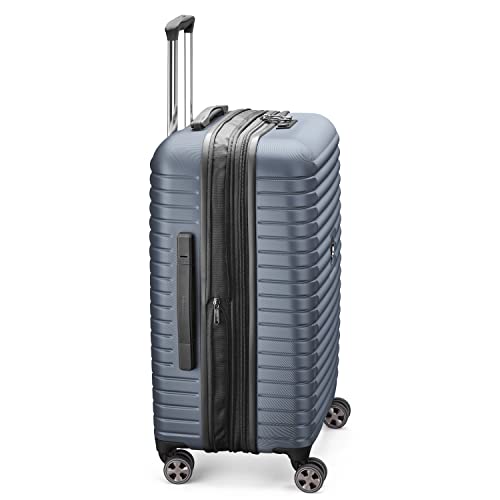 DELSEY PARIS Cruise 3.0, 24 Inch Checked-Medium Luggage, Graphite - color: Graphite, size: Checked-Medium 24 Inch