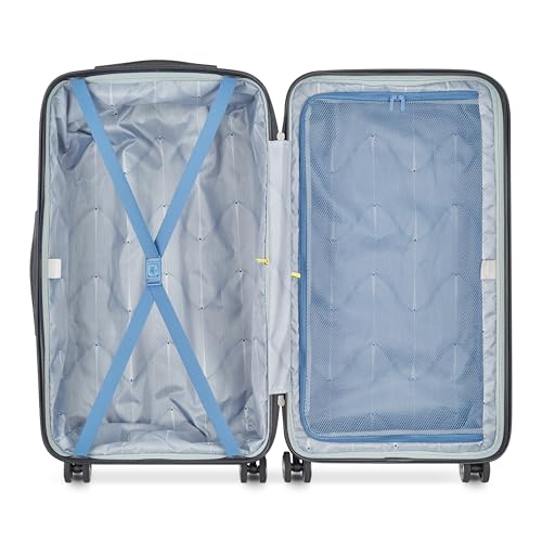 DELSEY PARIS Cruise 3.0, 26 Inch Checked Trunk Luggage, Black - color: Black, size: Checked 26 Inch Trunk