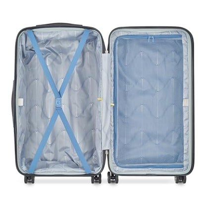 DELSEY PARIS Cruise 3.0, 26 Inch Checked Trunk Luggage, Black - color: Black, size: Checked 26 Inch Trunk