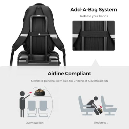 Swissdigital Design Travel Laptop Backpack for Men with USB SD803-34 - color: Tan/Black
