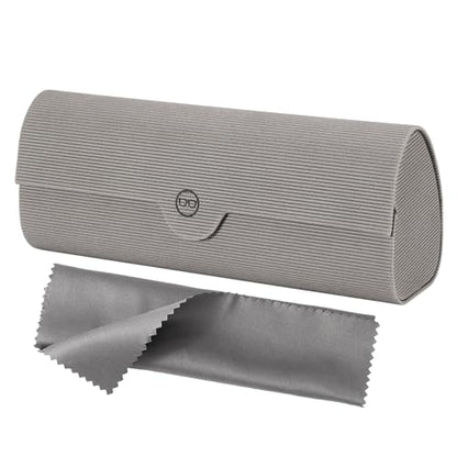 Vemiss Hard Shell Eyeglass Case, Lightweight Travel Holder - color: Gray