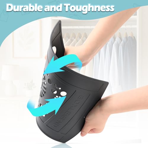 BoxLegend Shirt Folding Board Durable Shirt Folder Hook for Hanging - color: Black, size: Small