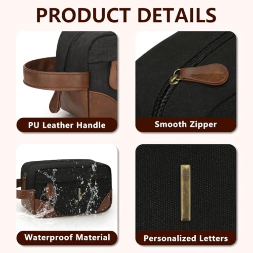 Personalized Toiletry Bag for Men, Birthday Gifts for Men Him - style: I