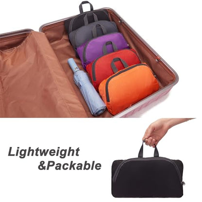 30L Hiking Backpack Lightweight Day Packs, Packable Backpack for Women Men - color: E-black