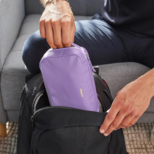 Orbitkey 2-in-1 Tech Accessory Pouch - Lilac - color: Lilac