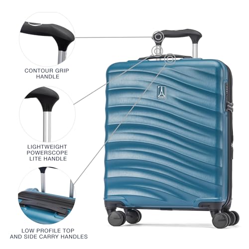 Travelpro Maxlite Air V2 Hardside Expandable Carry-On, Teal, 18-Inch - color: Teal, size: International Carry On 18-Inch
