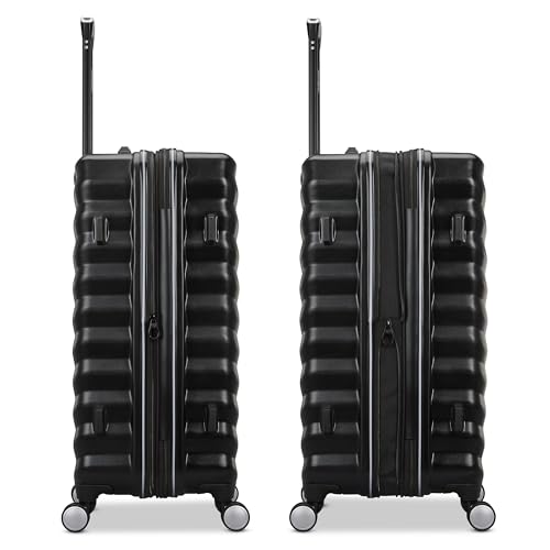 Samsonite Hard-Sided 20-Inch Lightweight Carry On Expandable Element Suitcase: Durable, 360° Spinner Wheels, Adjustable Telescopic Handle, TSA-Approved Lock - Bistro Green - color: Bistro Green, size: 20-Inch Carry-On