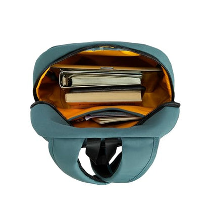 Travelon Anti-Theft The Voyages Small Backpack with XL Water Bottle Pocket - color: Slate Blue