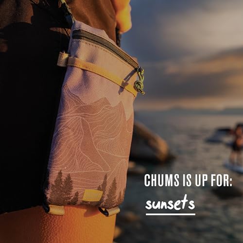 Chums Rover Phone Tote - Crossbody Bag with Adjustable Strap - Tactical Sling Bag for Women & Men w/Multiple Pockets - color: Palm Tree