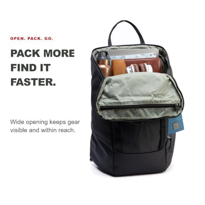 INUK Travel Laptop Backpack, 25L Recycled Waterproof Light Daypack - color: Sage Leaf