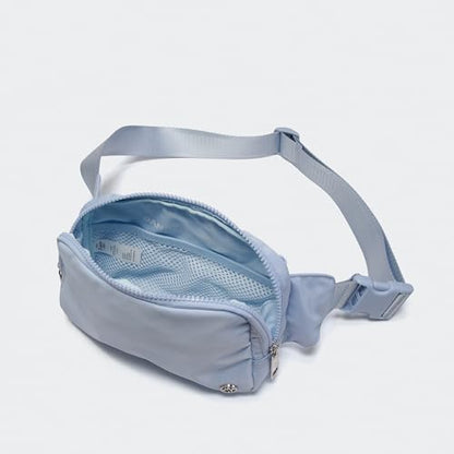 Pander Belt Bag Large 2L, Nylon Fanny Pack Purse for Women and Men with Adjustable Strap - color: Windmill Blue