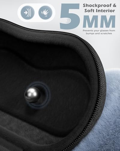 ProCase Sunglasses Case, Hard Shell Glasses Case for Men Women -Darkgrey - color: Darkgrey