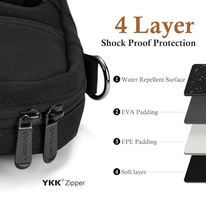 bagasin 17 17.3 inch Laptop Computer PC Shoulder Bag Carrying Case - color: Black, size: 17-17.3