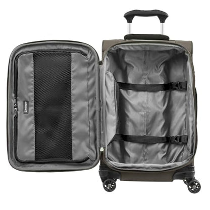 Travelpro Tourlite Softside 3-Piece Set, Expandable Luggage, 4 Spinner Wheels, Lightweight Suitcase, 21" Carry-On, 25" Checked Medium, 29 Check Large, Espresso Brown - color: Espresso, size: 3-Piece Set (21/25/29)