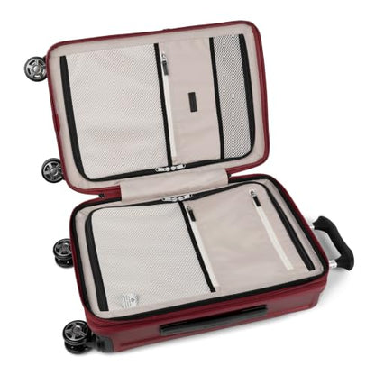 Travelpro Platinum Elite Hardside Expandable Spinner Wheel Luggage TSA Lock Hard Shell Polycarbonate Suitcase, Daring Red, Carry-on 21-Inch - color: Daring Red, size: Carry-on 21-Inch