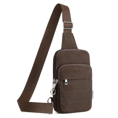 G4Free Small Crossbody Bag for Women, Anti Theft RFID Blocking Travel Purse - color: Coffee