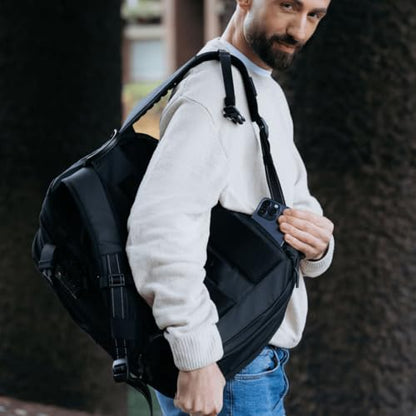 Travel Backpack 60L Expandable Air Compression System Water Resistant TSA Lock Carry-On Suitcase Luggage (Air Pump Not Included) - color: Pastel Blue