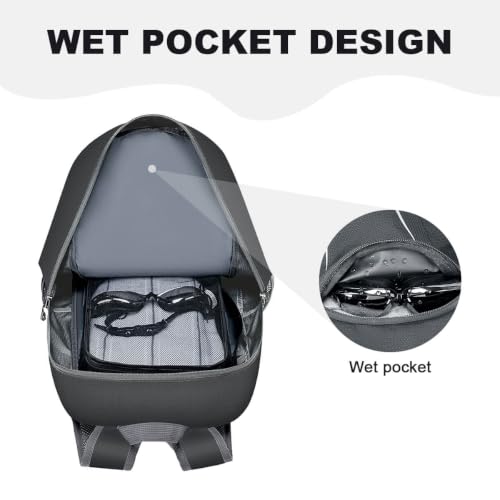 MIYCOO Ultralight Packable Backpack, 35L Waterproof Hiking Daypack - color: Grey
