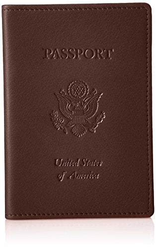 Royce Leather Rfid Blocking Passport Travel Document Organizer In Genuine Leather Packing Organizer, Brown 3 - color: Brown 3