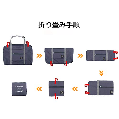 WANDF Personal Item Travel Bag, Carry On Duffle Bag Women - color: Dark Blue