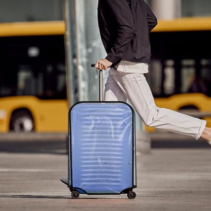 Luggage Cover 20 Inch Clear Suitcase Cover 0.4mm Thick PVC Transparent - size: 20 inch suitcase cover