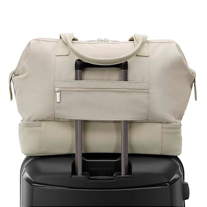 Samsonite Better Than Basic Drop Bottom Weekender - color: Limestone Grey