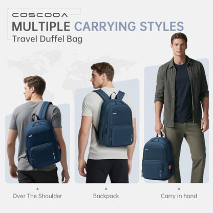 40x30x15cm Personal Item Travel Backpack,16x12x6inch Carry On Bag - color: Blue