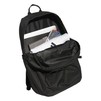 adidas Amplifier School Backpack 27L - color: Black/Gold Metallic/Bungee