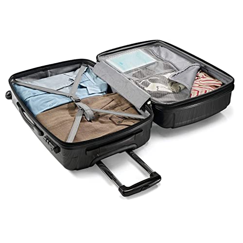 Samsonite Winfield 2 Hardside Expandable Luggage with Spinner Wheels, Brushed Anthracite, 2-Piece Set (20/24) - color: Brushed Anthracite, size: 2-Piece Set (Carry-on/Medium)