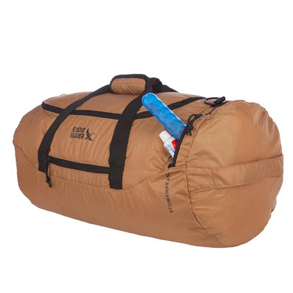 Eddie Bauer Stowaway Packable Duffel Bag| Travel | Foldable | Lightweight | Durable | Ripstop Polyester | 23" Length | 45L Capacity - Tobacco - color: Tobacco