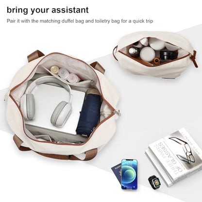 Joyway Carry On Luggage 20 Inch Expandable Suitcase with Spinner Wheel, 3 Piece Hard Shell Luggage Set with TSA Lock(White) - color: White brown, size: Carry-On 20-Inch