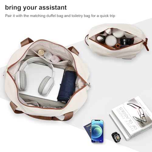Joyway Carry On Luggage 20 Inch Expandable Suitcase with Spinner Wheel, 3 Piece Hard Shell Luggage Set with TSA Lock(White) - color: White brown, size: Carry-On 20-Inch