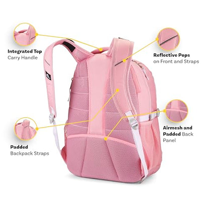High Sierra Swerve Laptop Backpack, True Navy, One Size - color: True Navy