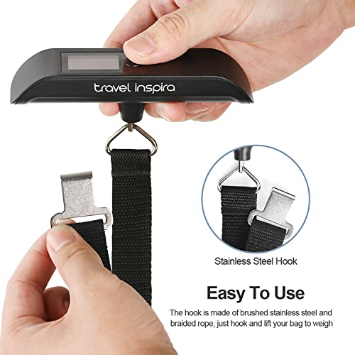 travel inspira Luggage Scale, Portable Suitcase, Weighing Scales - color: Black