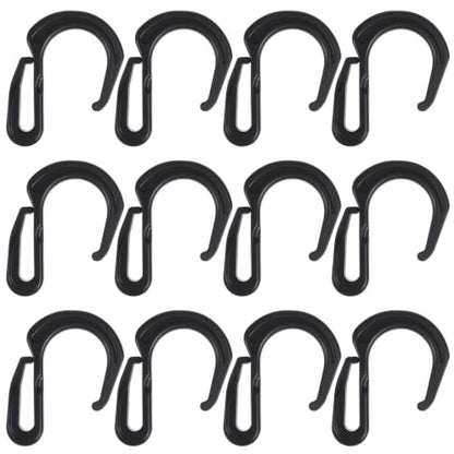 12PCS Plastic S Shaped Cargo Net Hook Clips Elastic Car Mesh Hooks